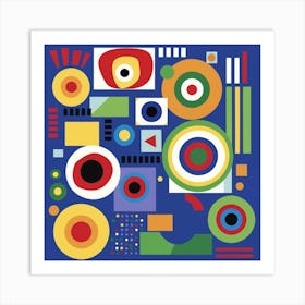 Abstract Circles Art Print