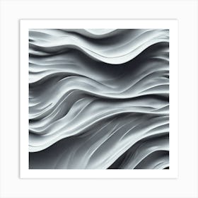 Abstract Wave Wall Art Art Print