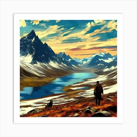 Alpine Serenity 5 1 Art Print