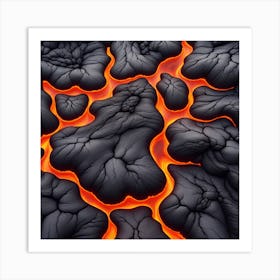 Lava Flow 14 Art Print