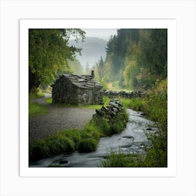 Stone Cottage 2 Art Print