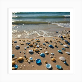 Sand, Beach, And Shells 3 Art Print