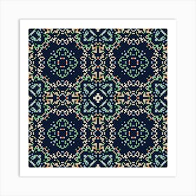 variety of multicolored squares 1 Art Print