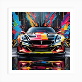 Car Painting 21 Art Print