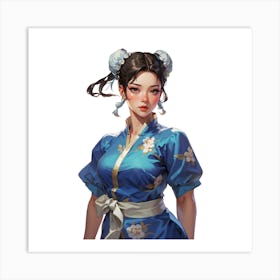 Chinese Girl Art Print