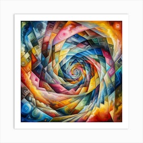 Spiral Painting 1 Art Print