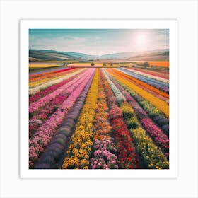 Flower Fi Eld Art Print