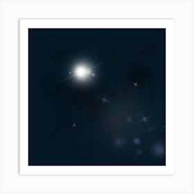 Starry Night Sky Art Print