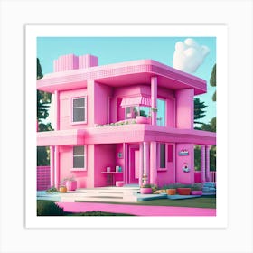 Barbie Dream House (881) Art Print