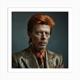 Portrait Perfect Bowie Art 0 Art Print