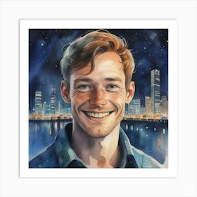 Frecklesman1 1 Art Print