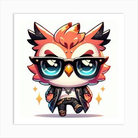 Cute Owl 6 Art Print