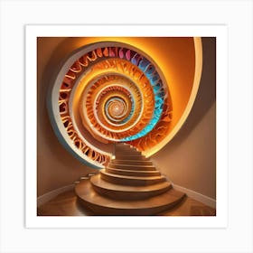 Spiral Staircase Art Print