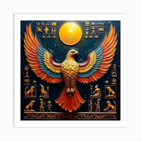 Egyptian Eagle 3 Art Print