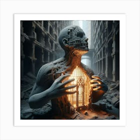 City In Ruins Art Print