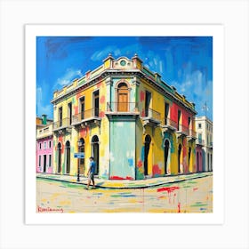 Cuba - Street Scene Art Print