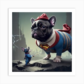 Superdog Art Print