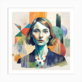 Portrait Of A Woman 9 Art Print