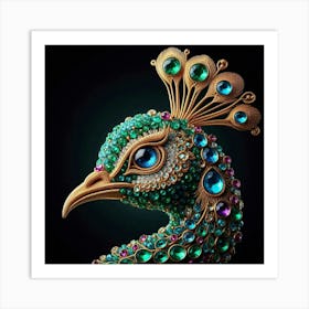 Beautiful Peacock 3 Art Print