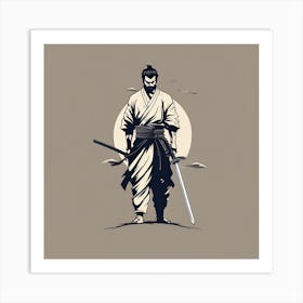 Samurai 5 Art Print