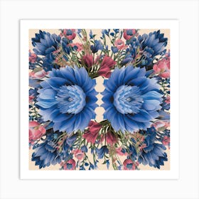 Elegance In Bloom Intricate Floral Arrangement (2) Art Print