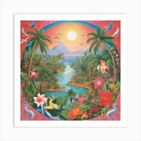 Tropical Paradise 1 Art Print