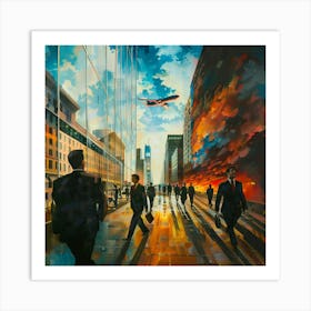 'Cityscape' 1 Art Print