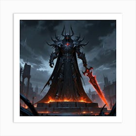 Demon King 5 Art Print