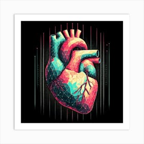 Human Heart Art Print