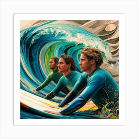 'Surf' Art Print