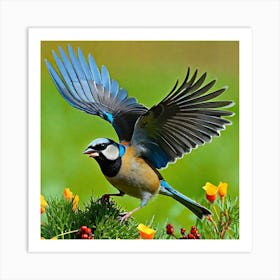 Blue Tit 26 Art Print