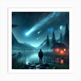 Meteor 4 Art Print