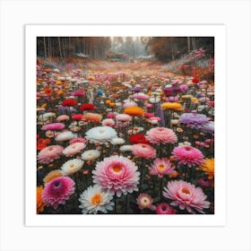 Daisy Field 2 Art Print