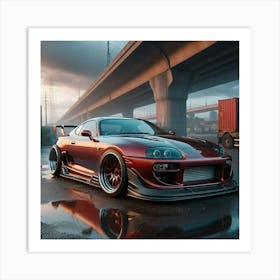 Toyota Supra Art Print