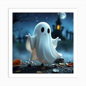 Ghost In The Night Art Print