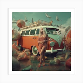 Vw Bus Art Print