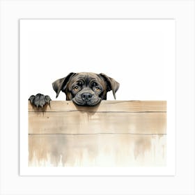 Boxer Dog 15 Art Print