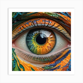 Eye Of The Rainbow Art Print