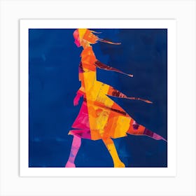 Woman In A Dress 3 Art Print