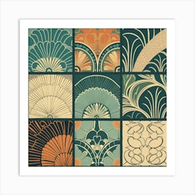 Deco Pattern Art Print