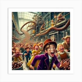 Chocolate Factory Art Print