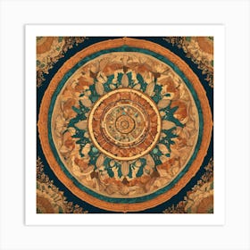 Prairie Lighthouse Mandalas Art Print