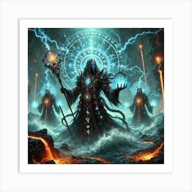 Abyssal Warlocks 2 Art Print