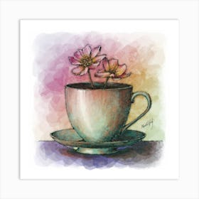 Cup Of Tea Art Print