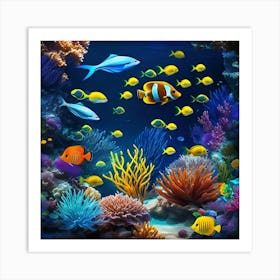 Coral Reef 12 Art Print