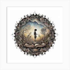 Child In The Forest Art Print