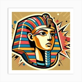 Pop Pharaoh Sekhemka Art Print