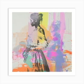 Woman In A Dress 14 Art Print