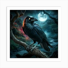 Raven Art Print