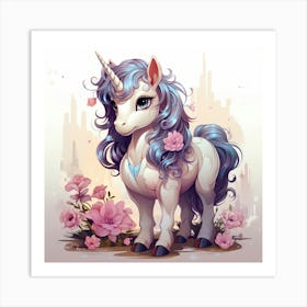 Unicorn 18 Art Print